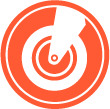 Orange graphic of wheel and caster inset