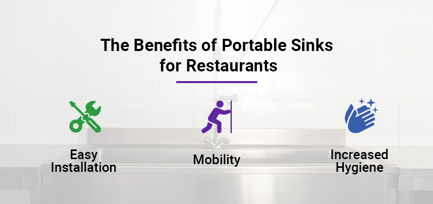 benefits of portable sinks for restaurants